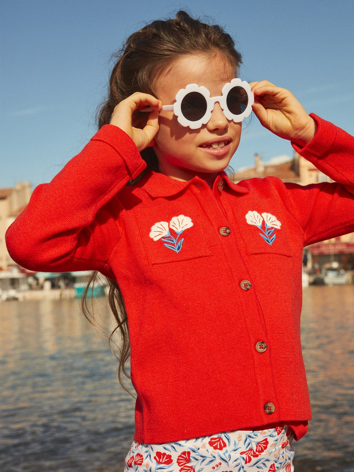 Cardigan Rouge - 1