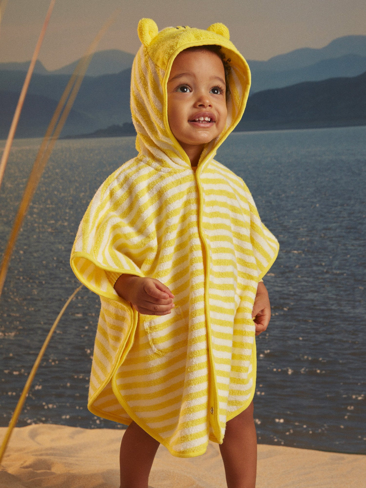 Cape de bain Jaune - 1