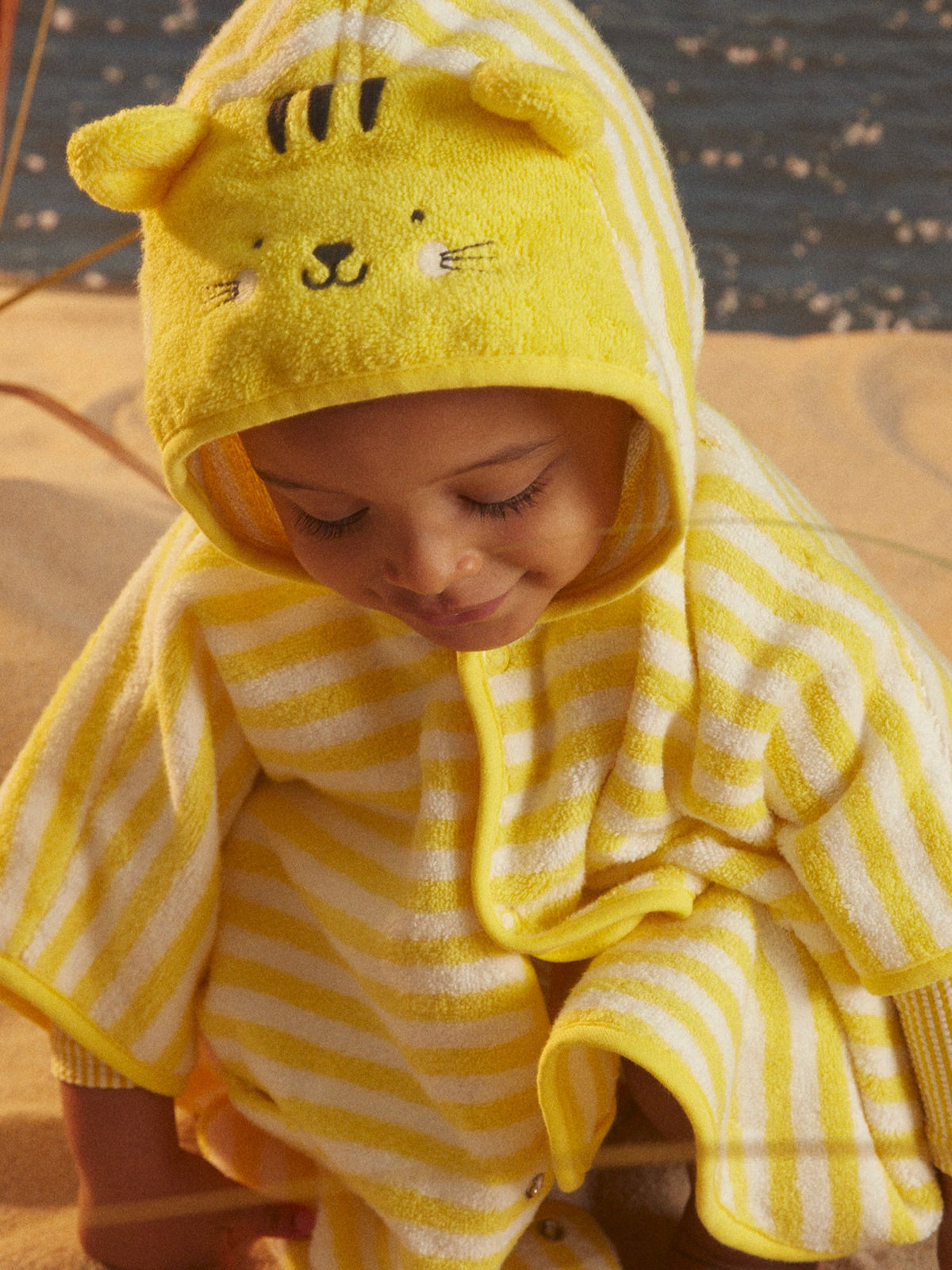 Cape de bain Jaune - 2