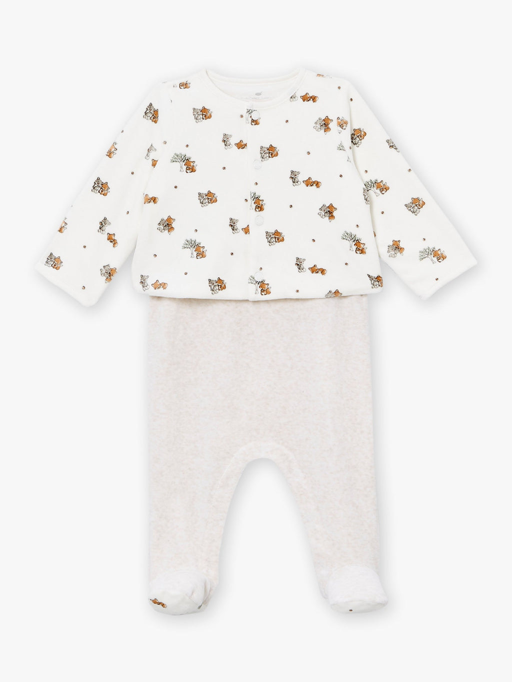 Ensemble Beige Chiné - 1
