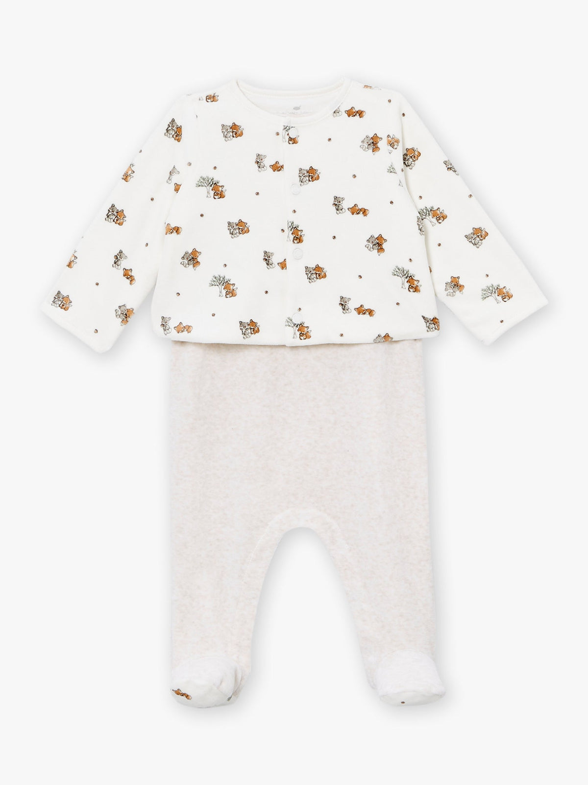 Ensemble Beige Chiné - 1