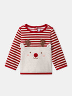 Ensemble sweat et legging avec bonnet rêne de Noël - 2
