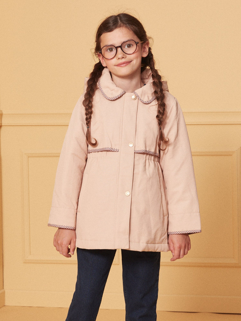 Parka mi-saison 2 en 1 beige - 1