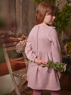 Robe parme brodée - 2