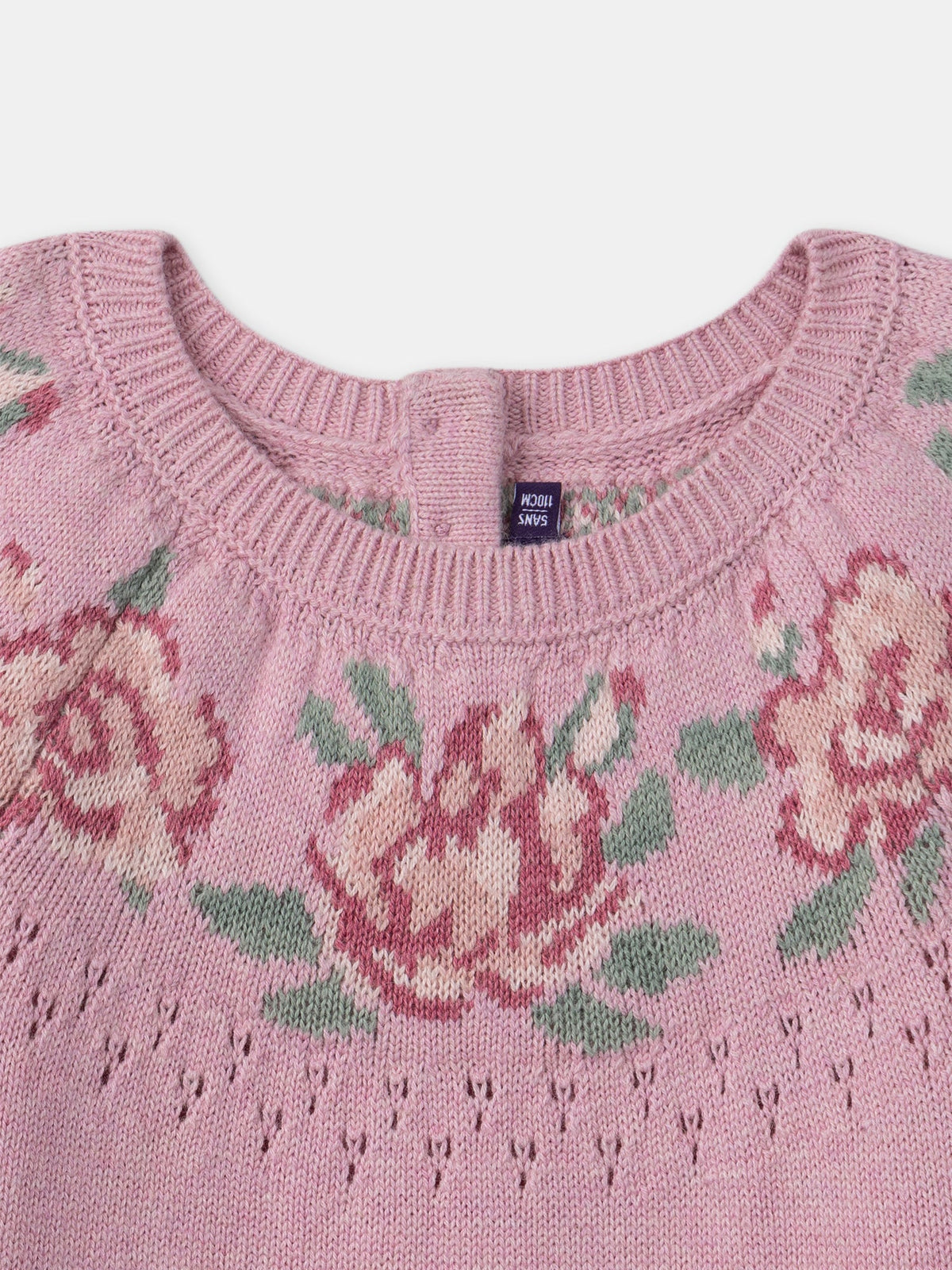 Robe  pull rose - 2