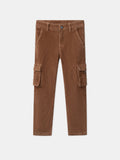 Pantalon en velours noisette - 1