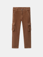 Pantalon en velours noisette - 1