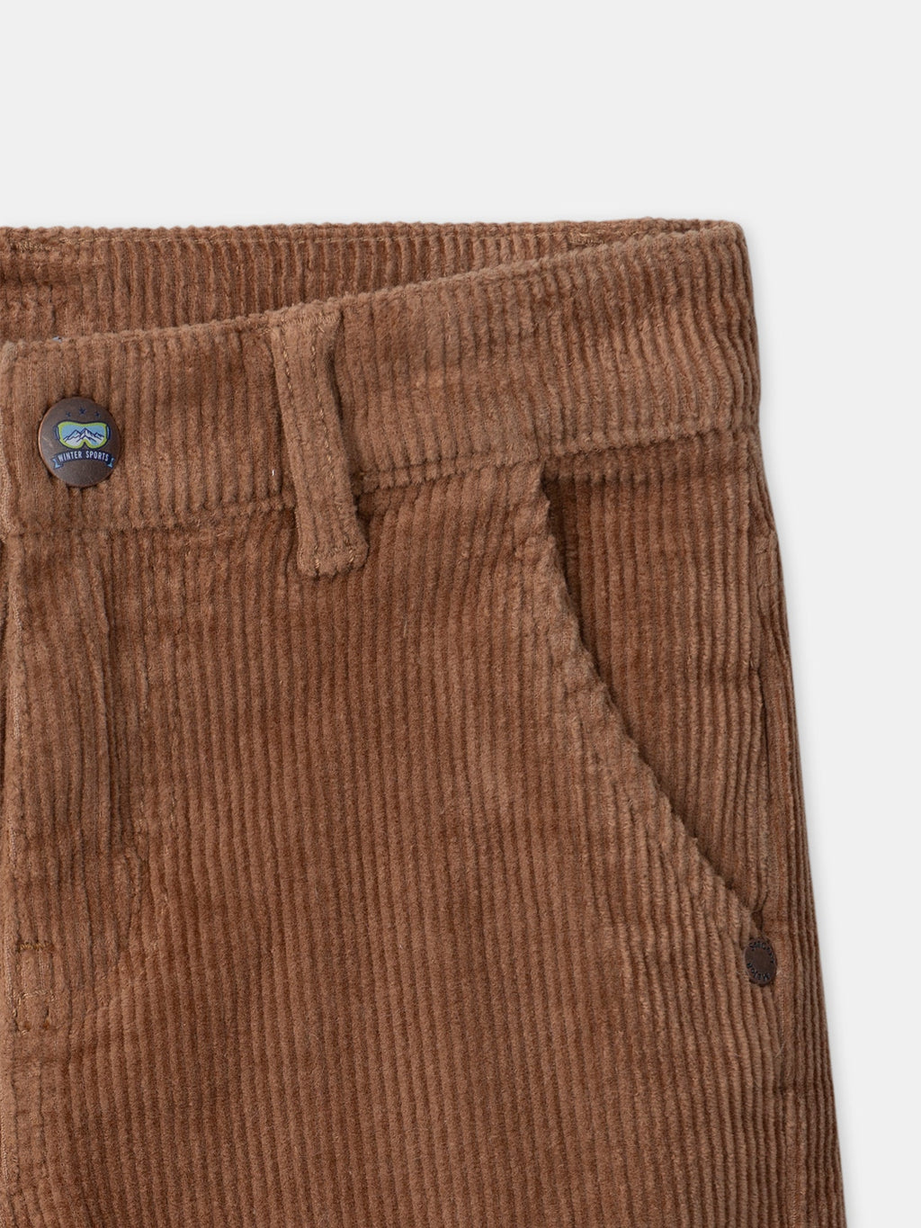 Pantalon en velours noisette - 2