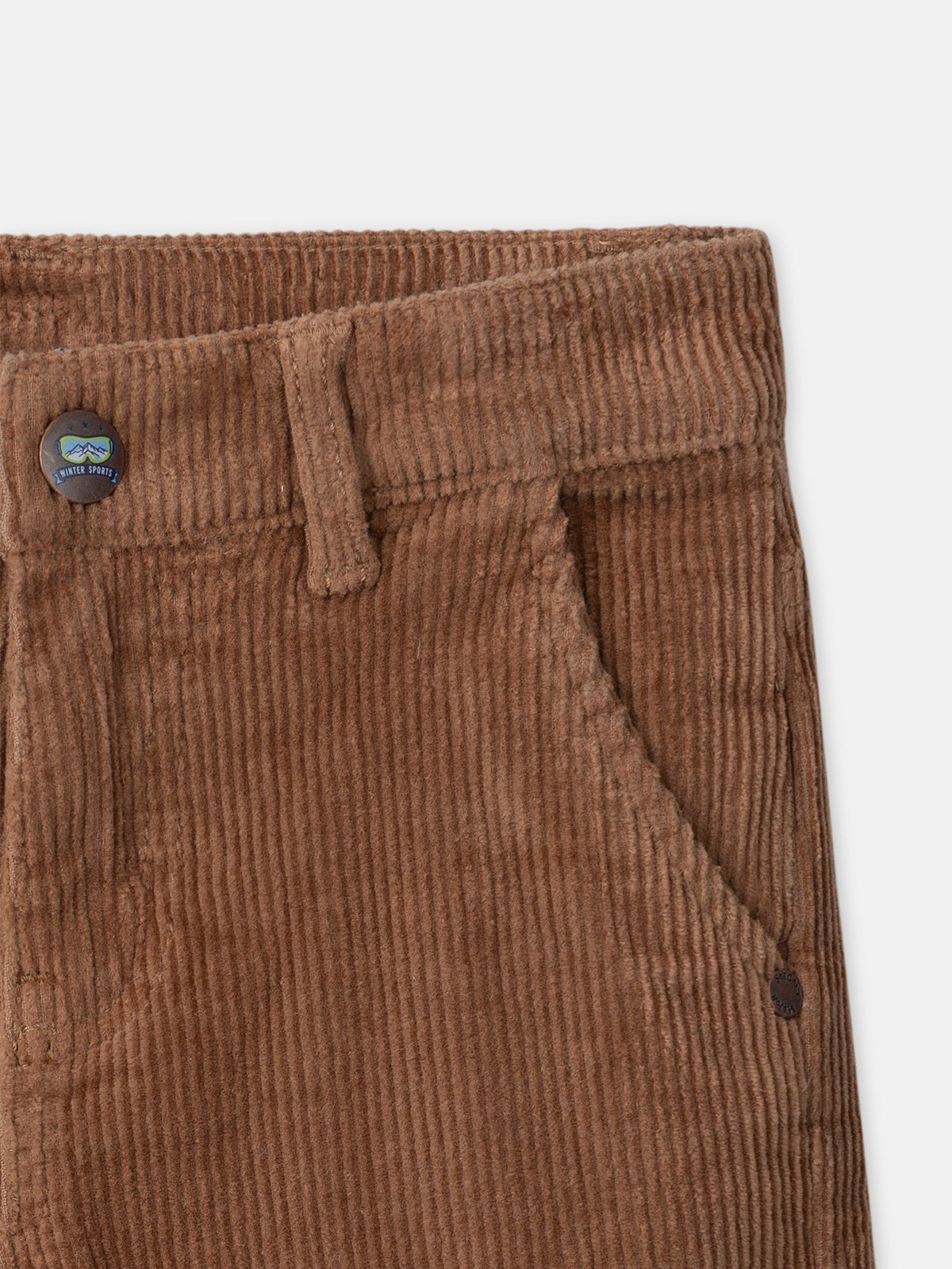 Pantalon en velours noisette - 2