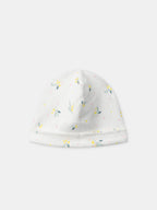 Ensemble haut + pantalon + bonnet imprimé feuillage Naissance Fille - 2