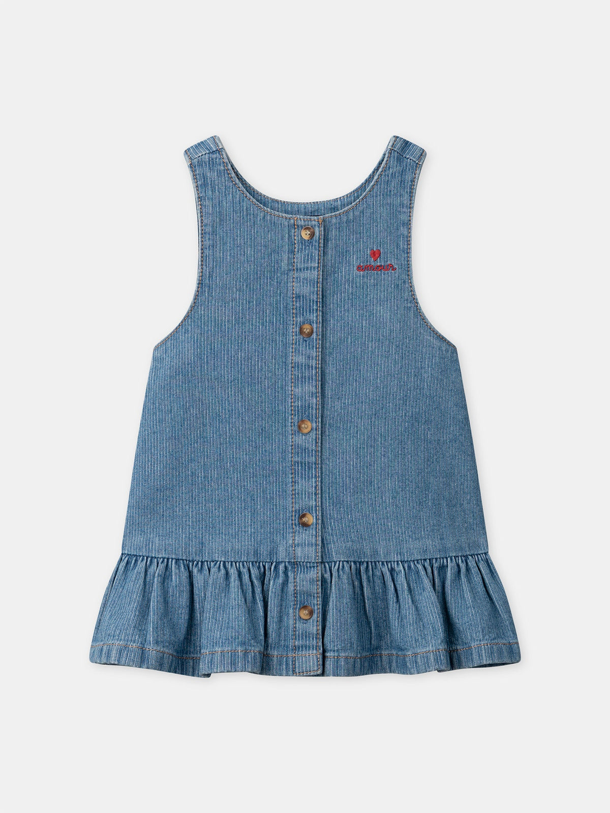 Ensemble t-shirt + chasuble + collant Bébé Fille - 2