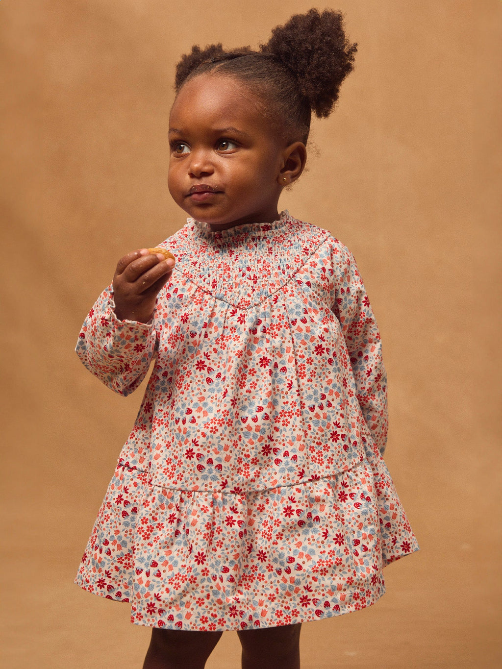 Robe imprimée fleuri et fraises Bébé Fille - 2