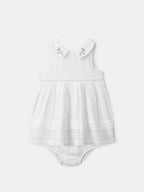 Robe écru à col brodé Bébé Fille - 1