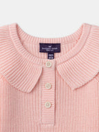 Pull rose clair à col Bébé Fille - 2