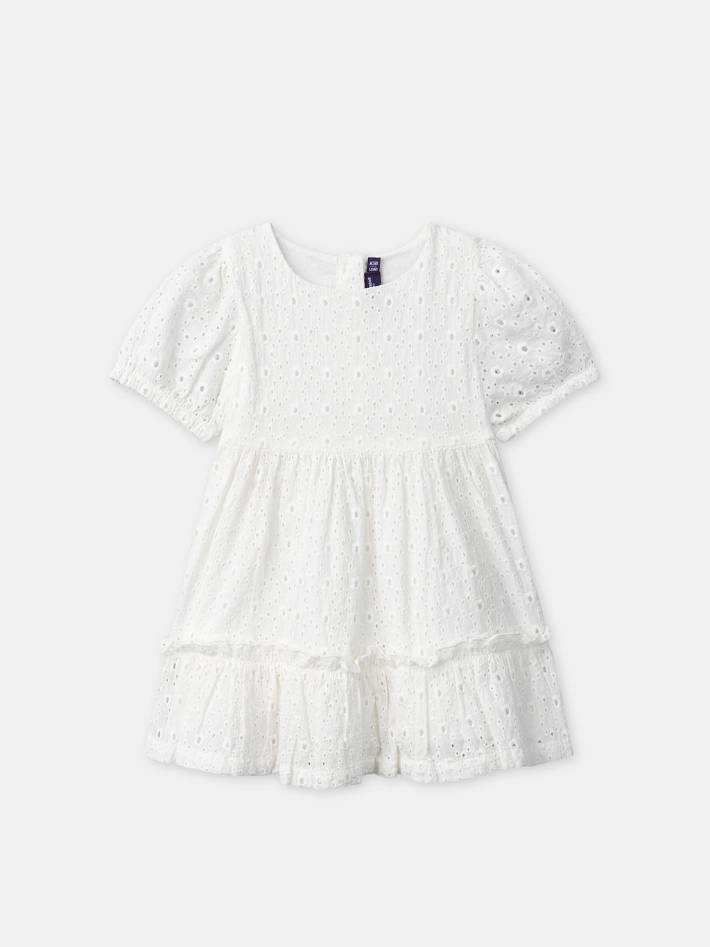 Robe + bloomer brodée écru Bébé Fille - 2