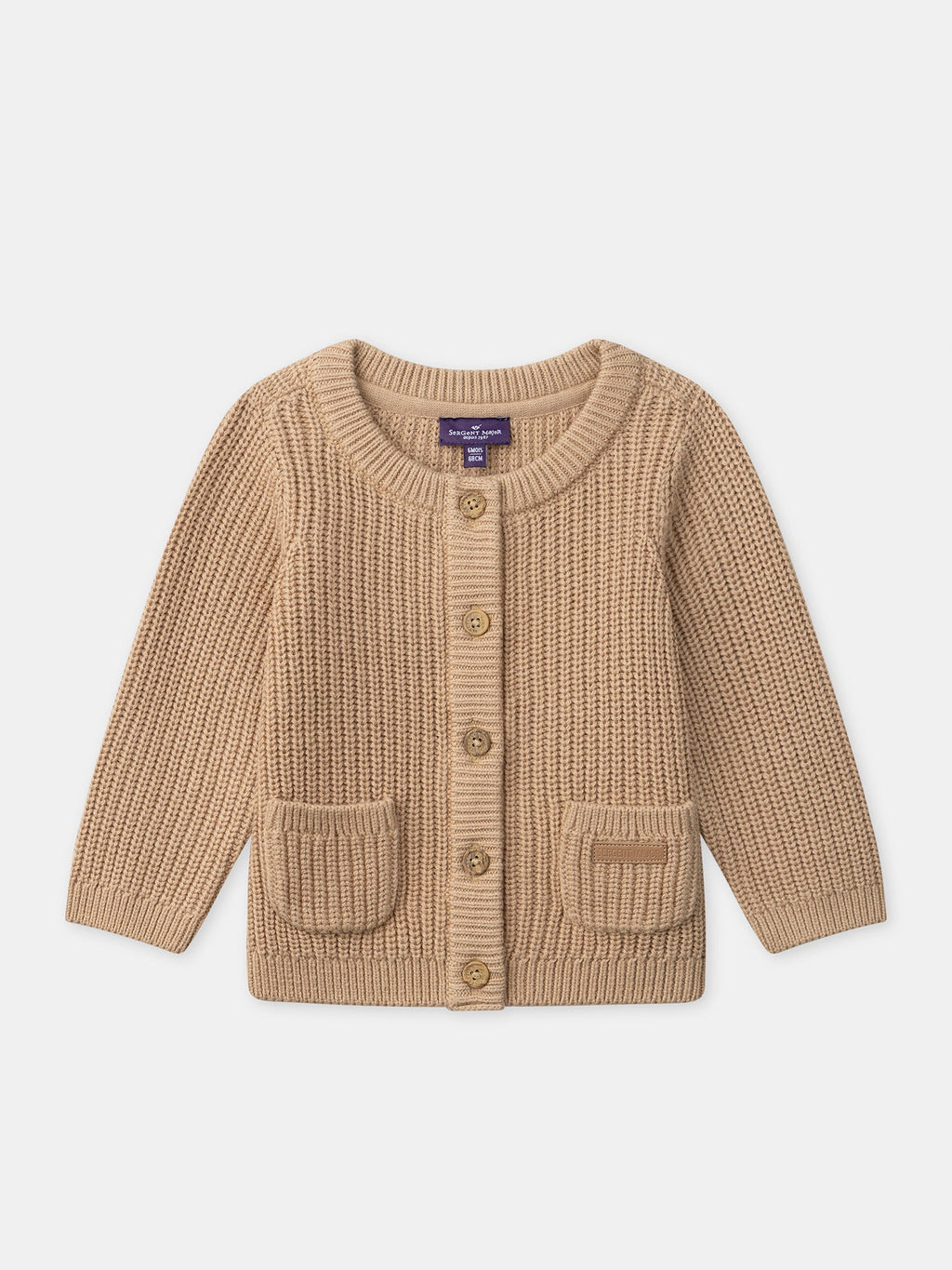 Cardigan beige Bébé Mixte - 1