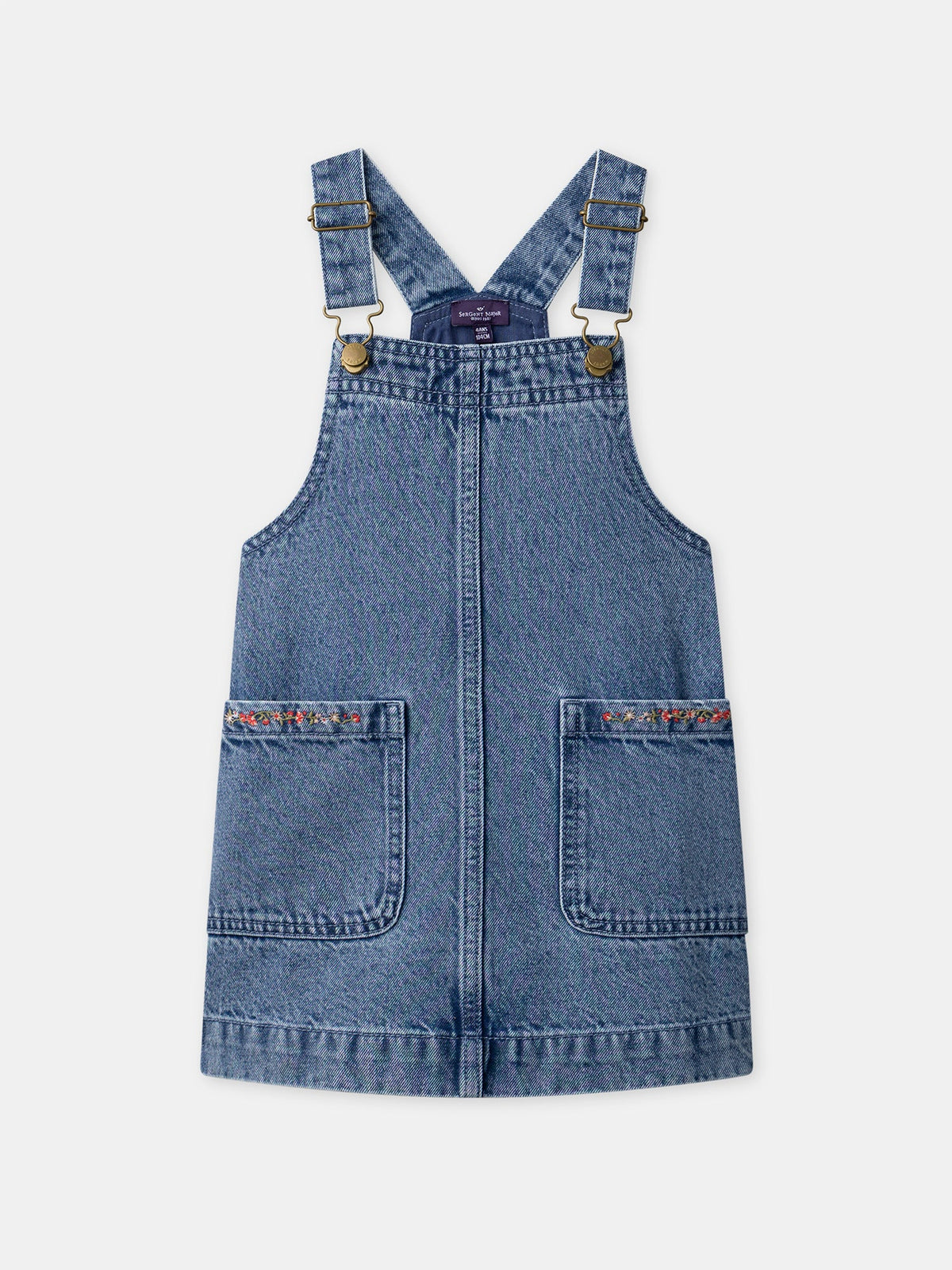Robe salopette en denim Fille - 1