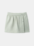 Jupe short à carreaux vert Fille - 1
