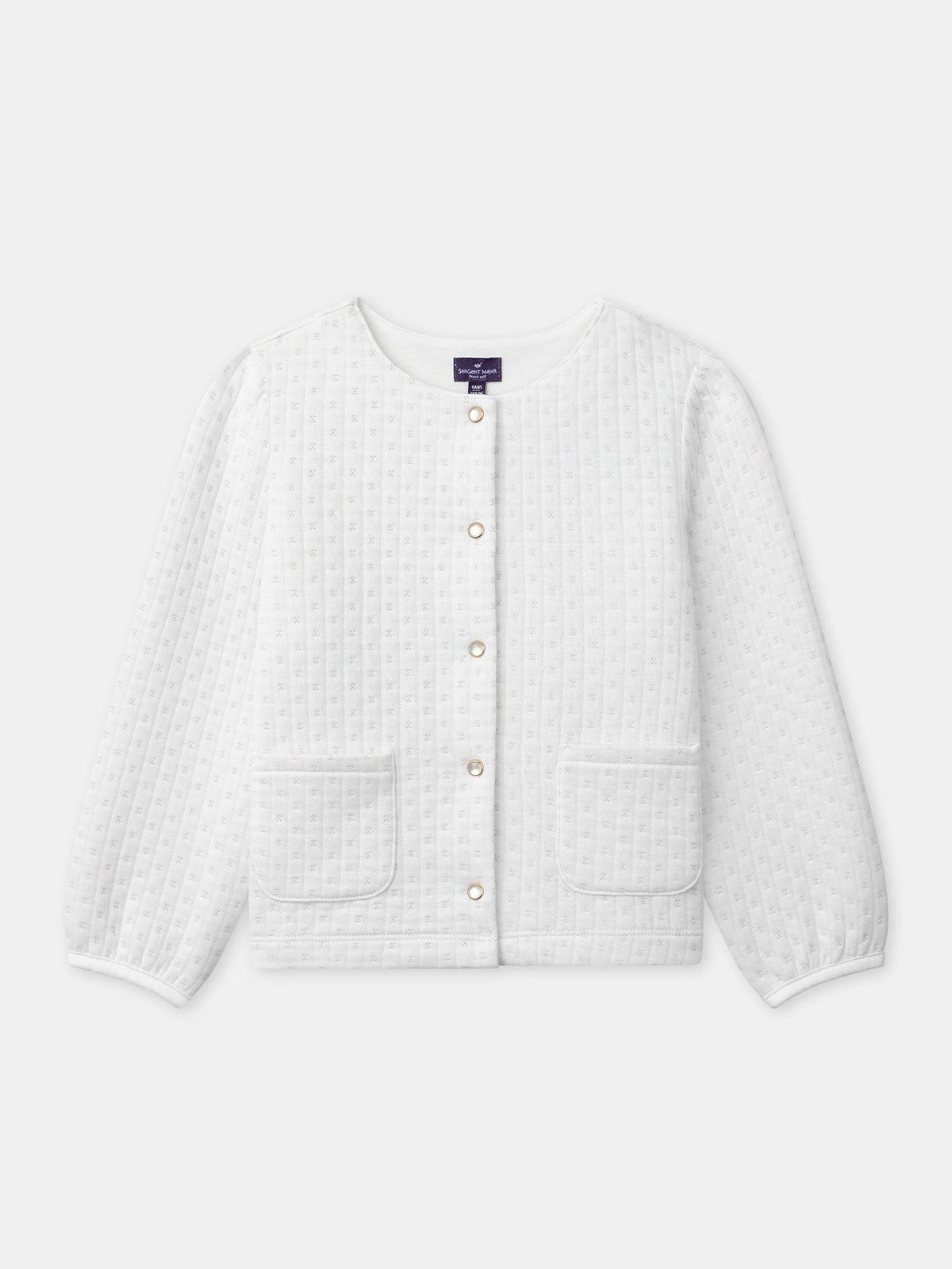 Gilet écru Fille - 1