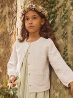 Gilet écru Fille - 2