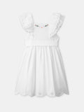 Robe blanche à volants Fille - 1