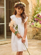 Robe blanche à volants Fille - 2