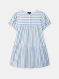 Robe à rayures bleues Fille - 1