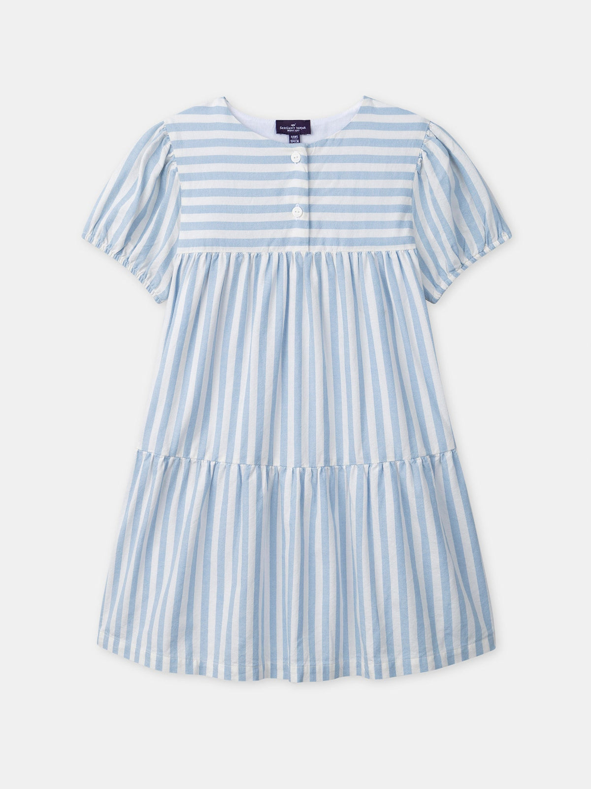 Robe à rayures bleues Fille - 1