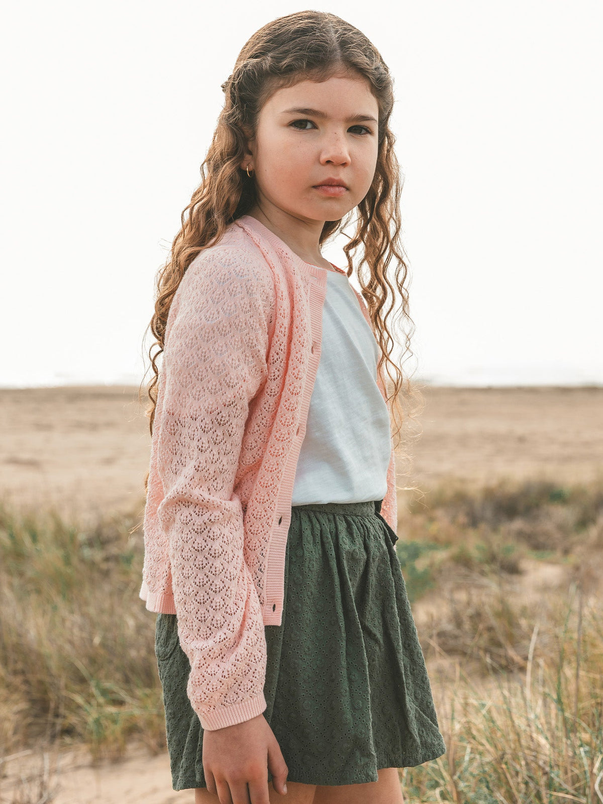 Gilet rose Fille - 2