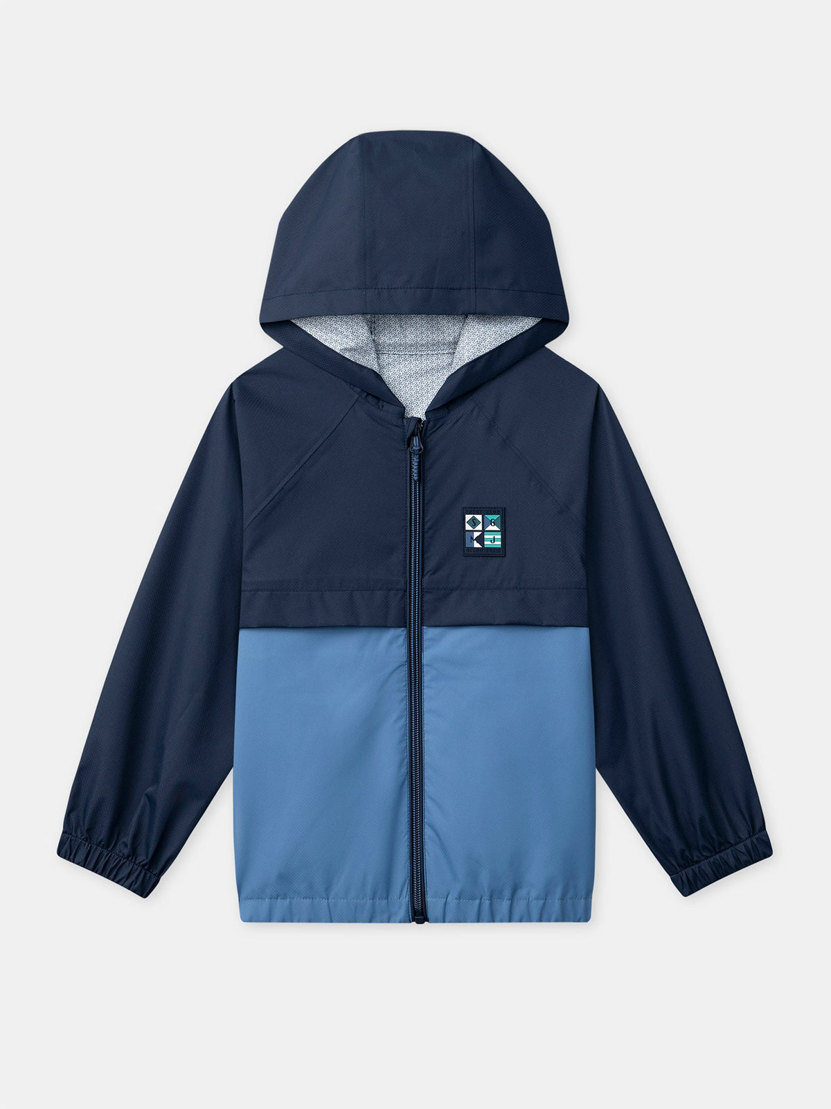 Veste coupe-vent à capuche bleu Garçon - 1