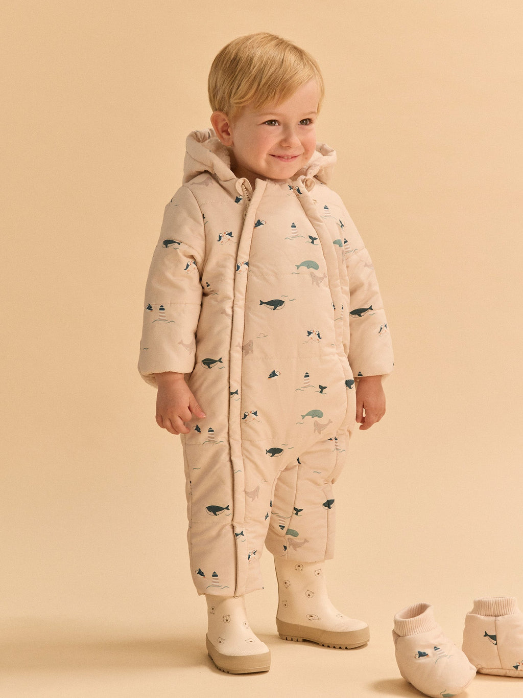 Pilote beige imprimée animaux Bébé Garçon - 2