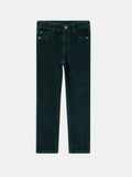 Pantalon vert en velours Garçon - 1