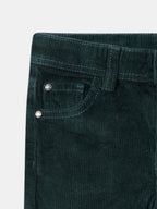 Pantalon vert en velours Garçon - 2