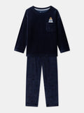 Pyjama bleu marine morse Garçon - 1