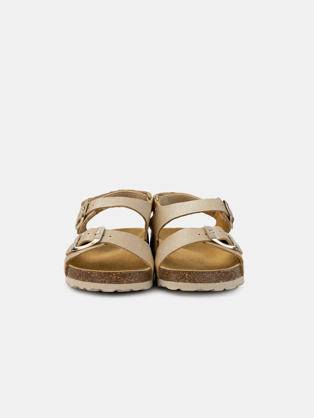Sandales doré en cuir Fille - 2